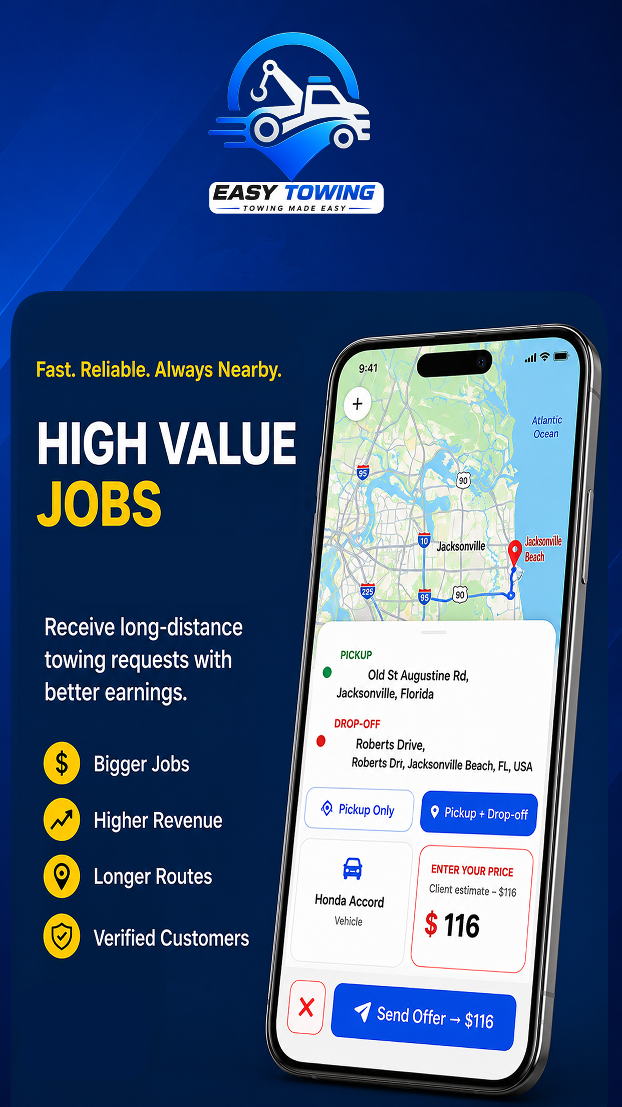Easy Towing Driver App
